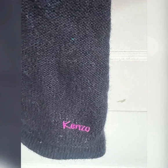 Kenzo Kids Sweater Angora Dress Sequin Multi Stripe Size 10 $298 - Picture 3 of 4